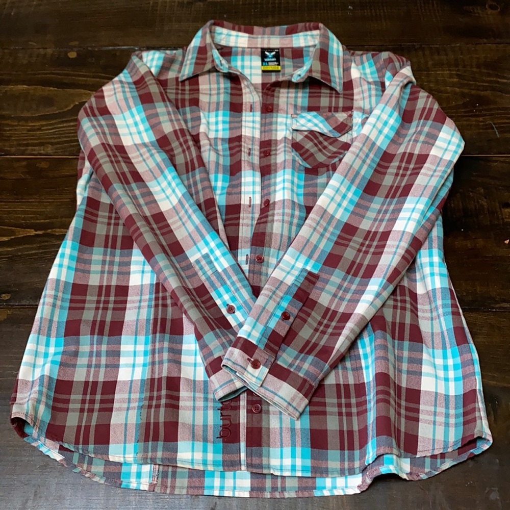 EUC Burton Women’s Dryride Plaid Shirt